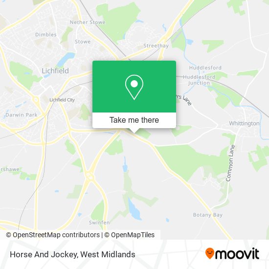 Horse And Jockey map