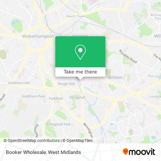 Booker Wholesale map