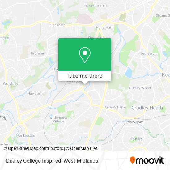 Dudley College Inspired map