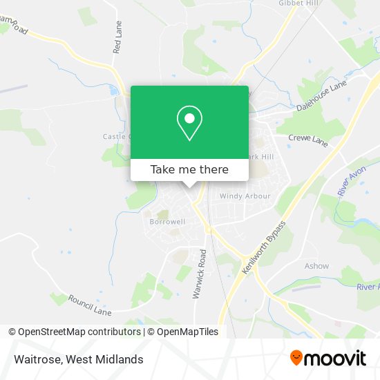 Waitrose map