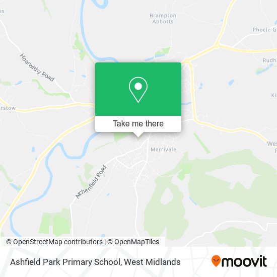 Ashfield Park Primary School map