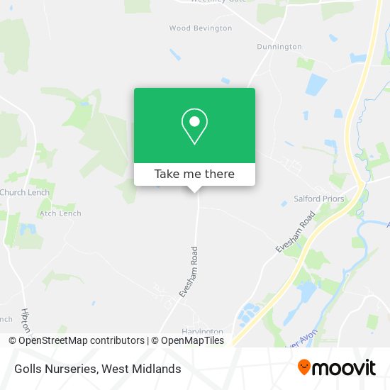 Golls Nurseries map
