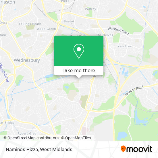 Naminos Pizza map