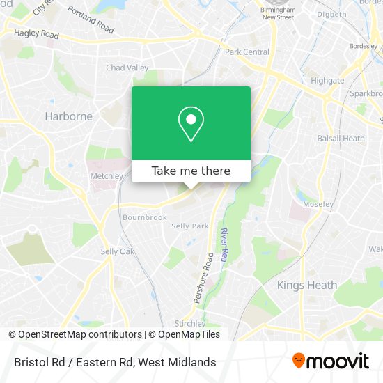 Bristol Rd / Eastern Rd map