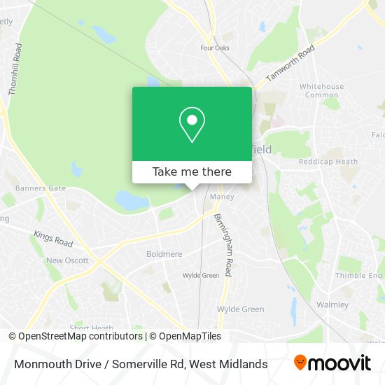 Monmouth Drive / Somerville Rd map