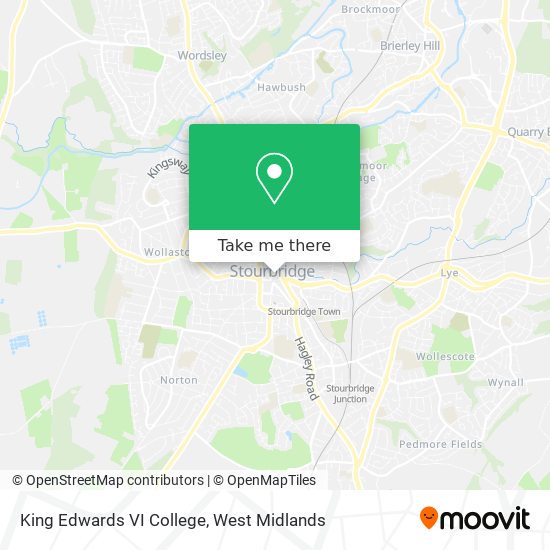 King Edwards VI College map