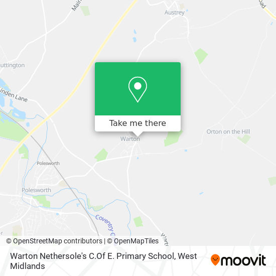 Warton Nethersole's C.Of E. Primary School map