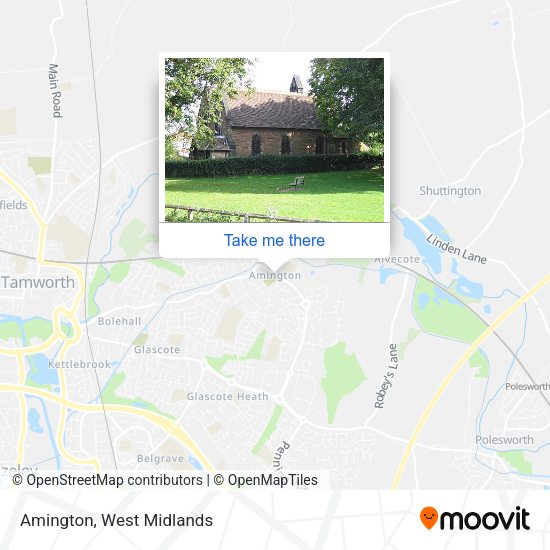 Amington map