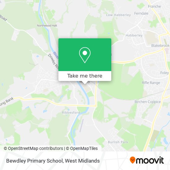 Bewdley Primary School map