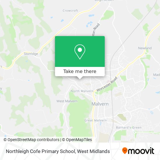 Northleigh Cofe Primary School map
