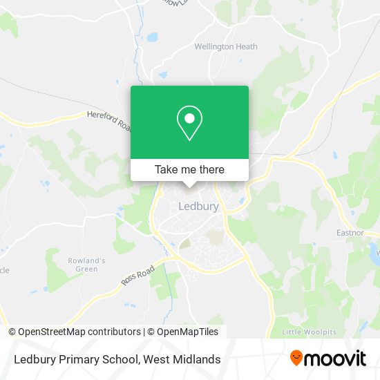 Ledbury Primary School map