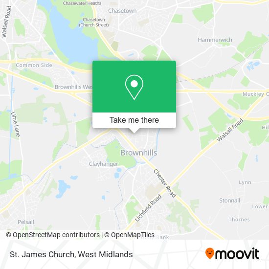 St. James Church map
