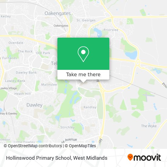 Hollinswood Primary School map