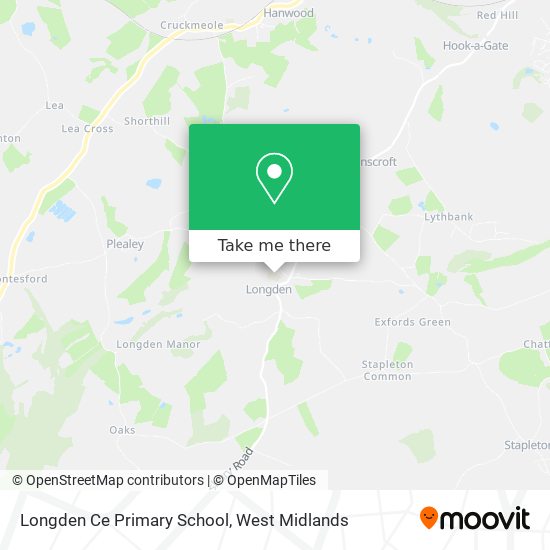 Longden Ce Primary School map