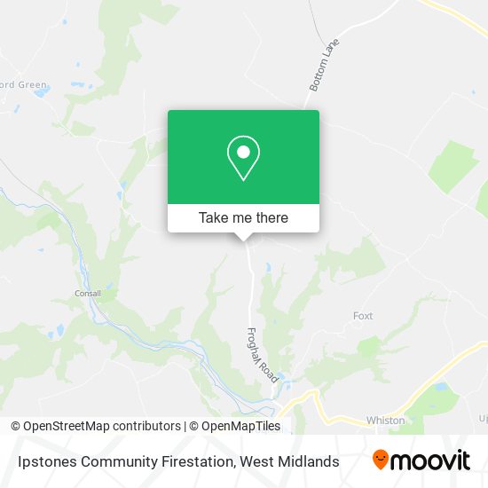 Ipstones Community Firestation map