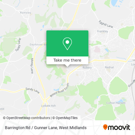 Barrington Rd / Gunner Lane map