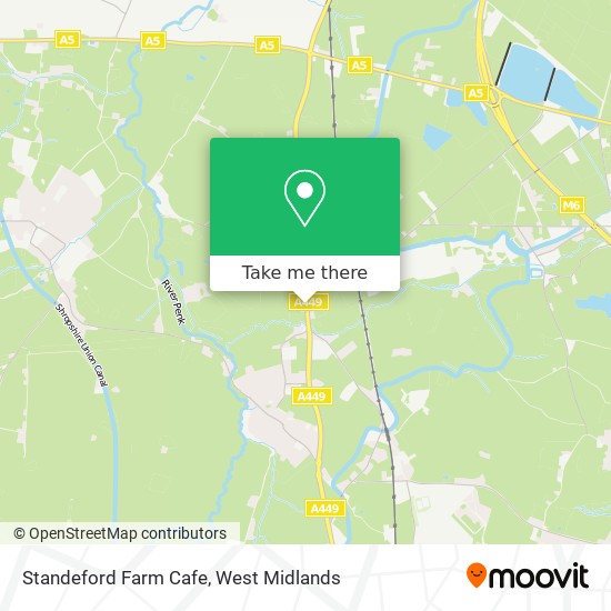 Standeford Farm Cafe map