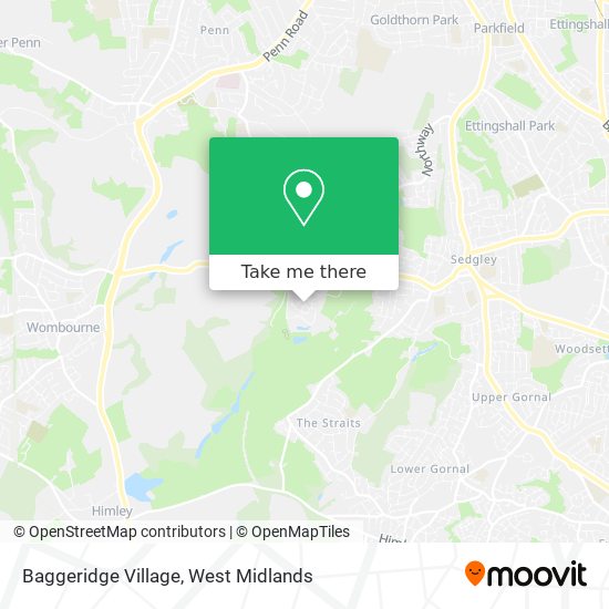 Baggeridge Village map