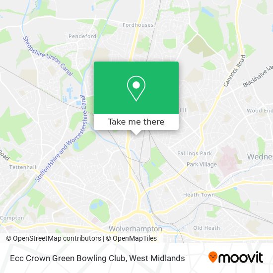 Ecc Crown Green Bowling Club map