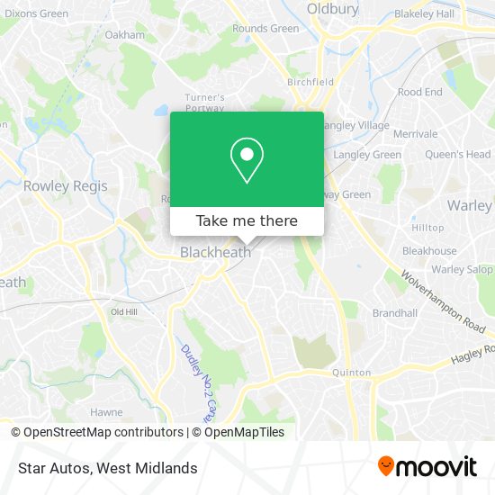 Star Autos map