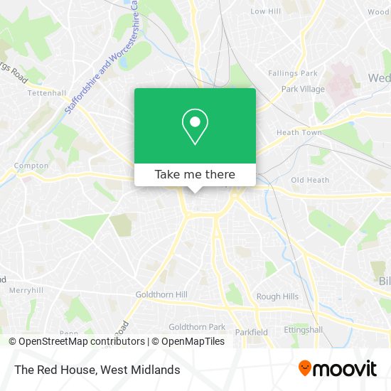 The Red House map