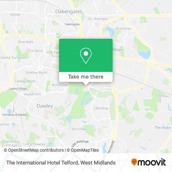 The International Hotel Telford map