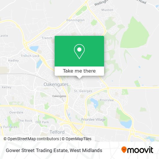 Gower Street Trading Estate map