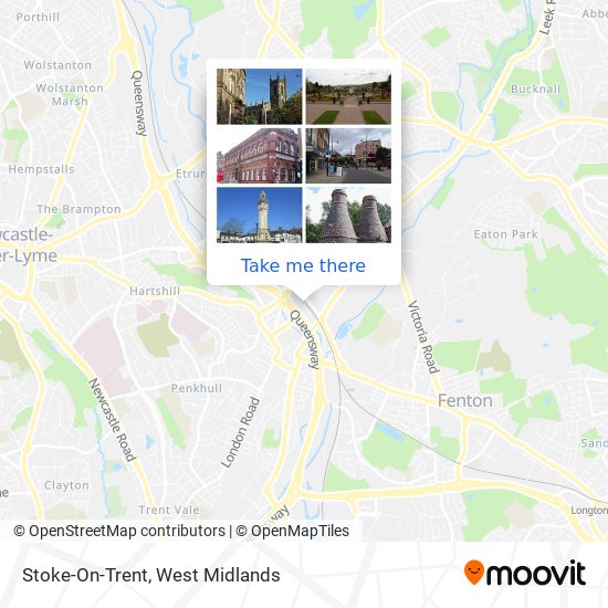 Stoke-On-Trent map