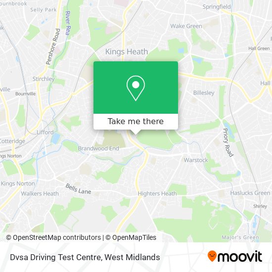 Dvsa Driving Test Centre map
