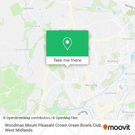 Woodman Mount Pleasant Crown Green Bowls Club map