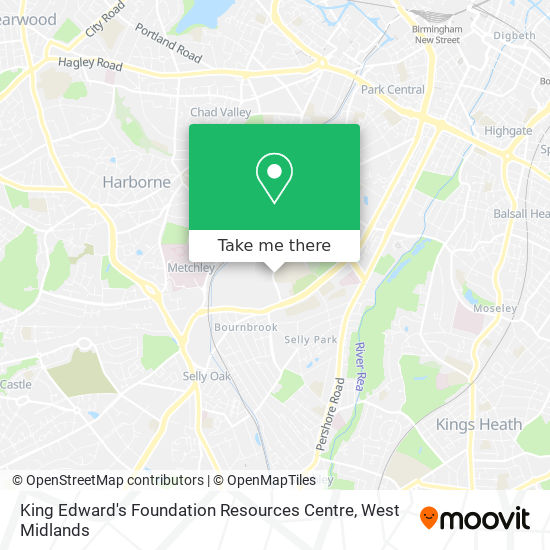 King Edward's Foundation Resources Centre map