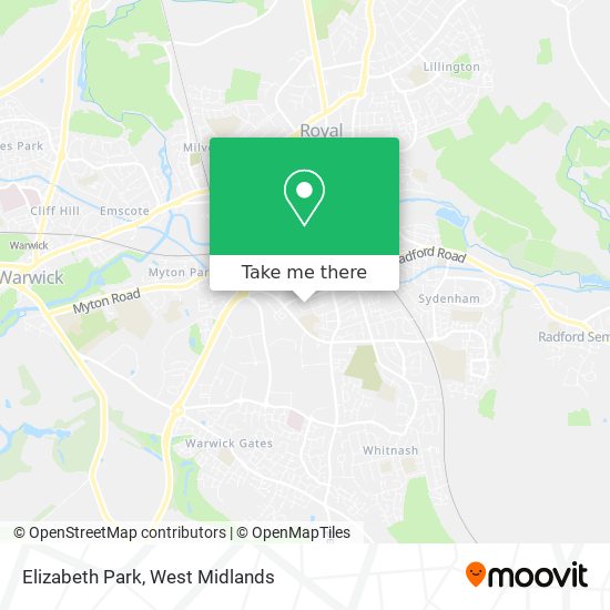 Elizabeth Park map