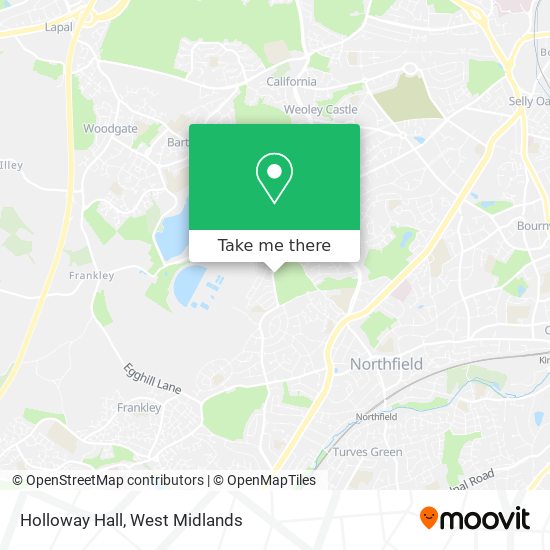Holloway Hall map