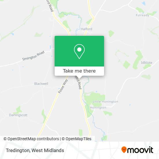 Tredington map