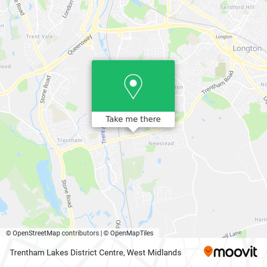 Trentham Lakes District Centre map