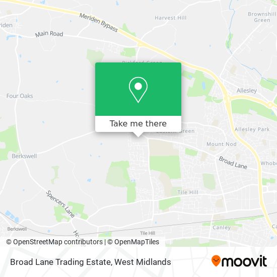 Broad Lane Trading Estate map