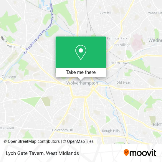 Lych Gate Tavern map