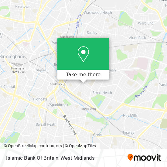 Islamic Bank Of Britain map