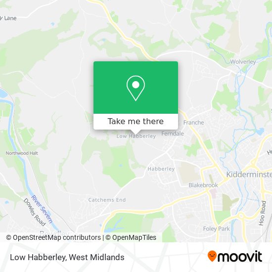 Low Habberley map