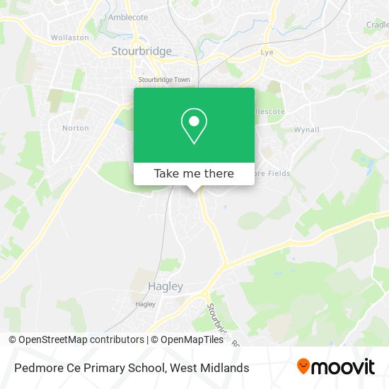 Pedmore Ce Primary School map
