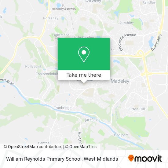 William Reynolds Primary School map