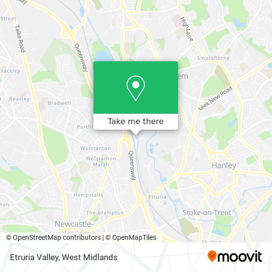 Etruria Valley map