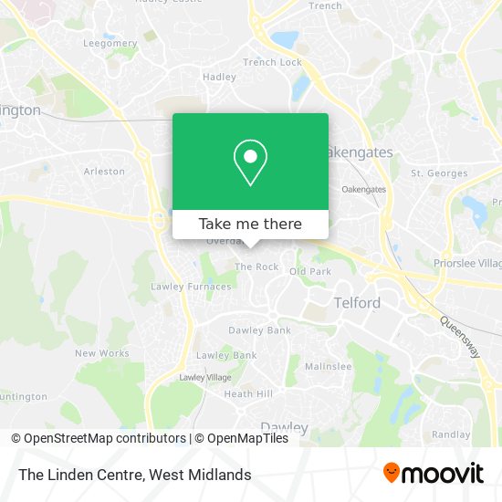 The Linden Centre map