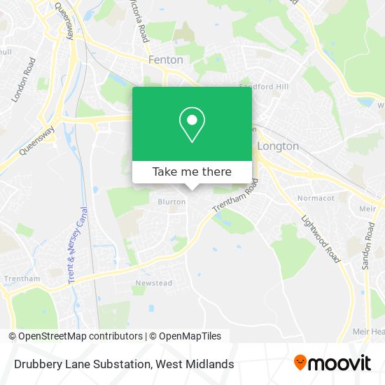 Drubbery Lane Substation map