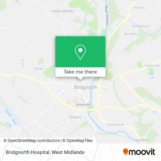 Bridgnorth Hospital map