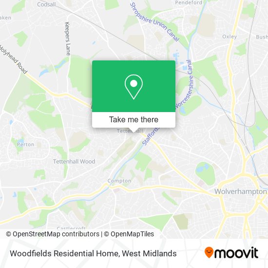 Woodfields Residential Home map