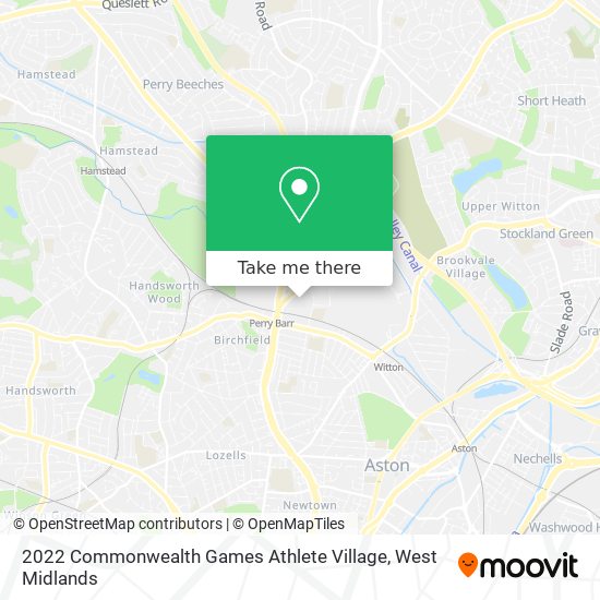 2022 Commonwealth Games Athlete Village map