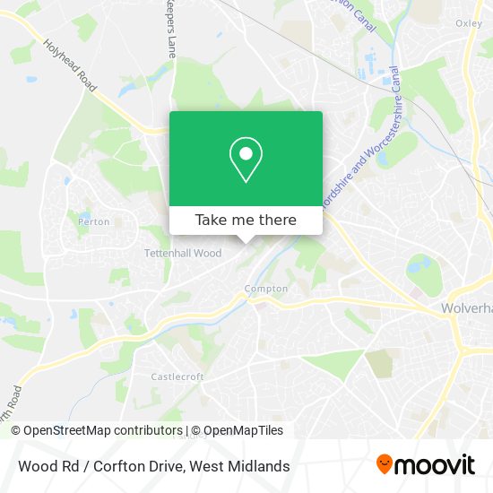 Wood Rd / Corfton Drive map