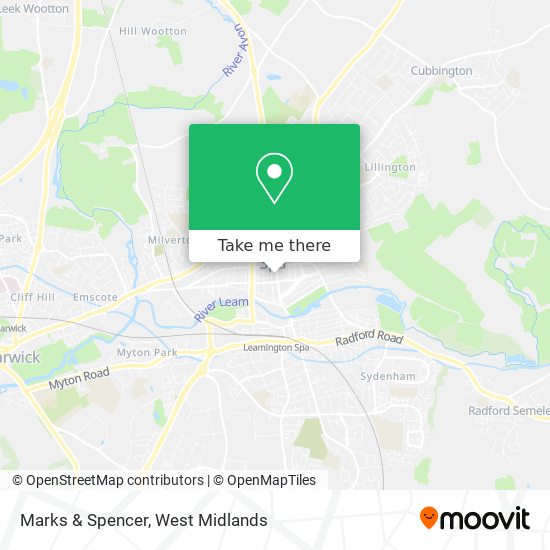 Marks & Spencer map