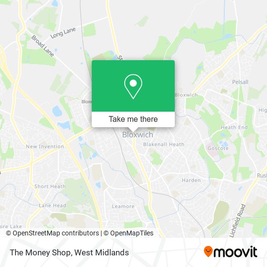 The Money Shop map